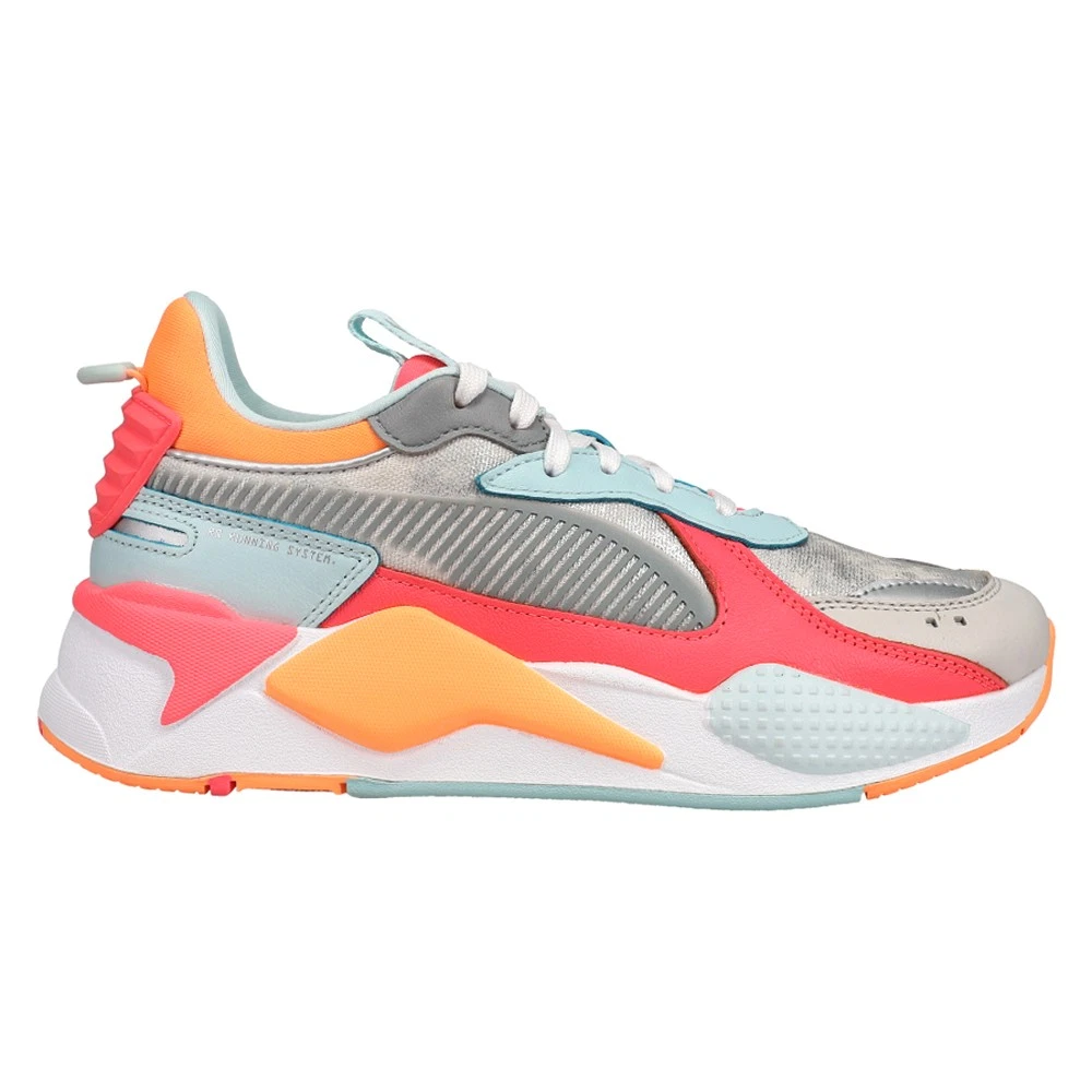 Scarpe casual sneakers PUMA RsX Club Galactic stringate da donna grigie 38924201