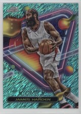 2023-24 Topps Cosmic Chrome Aqua Equinox Refractor 41/149 James Harden #62 02v3