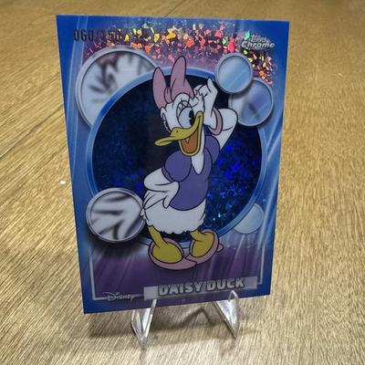 #ad Topps Chrome 2026 Daisy Duck 060 150 Blue Diamond Background. Disney $125.00