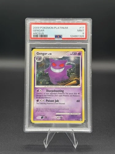 [PSA 9] Pokémon Gengar Lv 46 Platinum Arceus #17 Rare Mint - Low Pop 70