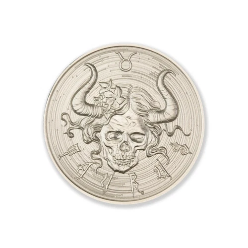 Zombie Zodiacs Series  TAURUS-  1 oz. Silver Capsuled USA Made Limited BU