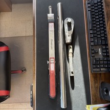 Snap-on 34 Drive Tqr600b Torque Wrench 200-600 Ftlb With L72t 118883-2