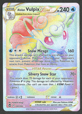 Pokemon TCG: Alolan Vulpix VSTAR 197/195 Silver Tempest Rainbow Secret Rare on eBay