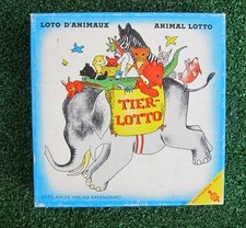 Vintage Tierlotto-Lotto  Loto D' Animaux  Ravensburger Legespiel komplett  15005