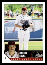 Maddux Bruns 2024 Choice Great Lakes Loons #NNO Great Lakes Loons