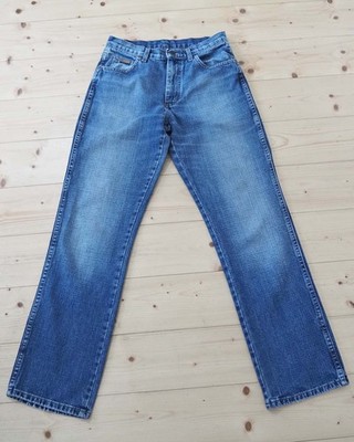 Wrangler Herren Jeans Gr. W31/L32 Blau Denim Vintage Regular Fit Straight Leg