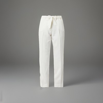Cinque Damen Hose Gr. 36 Leinenmix 2 Stück Weiß + Zimtbraun