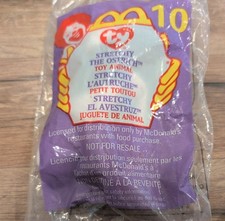 1999 McDonald's Happy Meal Toy TY Teenie Beanie Babies Stretchy The Ostrich #10