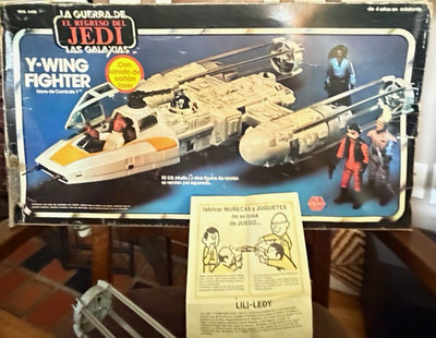 Lili Ledy Star Wars 1983 Y-Wing Fighter Vehicle ROTJ w/ Box & Instructions