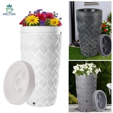 Regenwassertank 240L Design Regentonne Pflanzbar 3 Farben OHNE Fallrohr Set