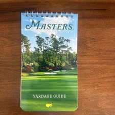 NEW Masters Augusta National Golf Club Yardage Guide Book 2026