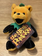 Vintage Liquid Blue Lil Grateful Dead Bean Bear Collectibles The Grate Pumpkin