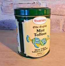 Blechdose TAVERNERS "Olde English MINT Toffees"  1998, Rund