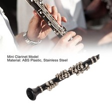 Miniature Clarinet Model with Stand and Case Musical Instruments Clarinet Model