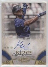 2021 Topps Tier One Break Out 96/200 Kyle Lewis #BOA-KLE Auto 1b8