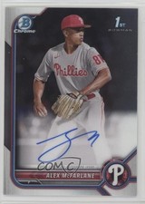 2022 Bowman Draft Chrome Draft Pick Auto Alex McFarlane #CDA-AME Auto 10yf