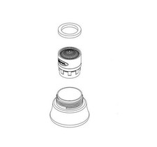 PROFLO OBPF5F30004 1.2 GPM Aerator - Chrome