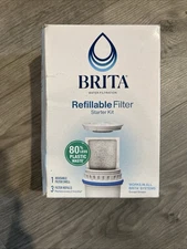 Brita Refillable Filter Starter Kit w/ Reusable Filter Shell & 3 Filter Refills