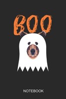 Notizbuch A5 110 Seiten Punktraster Boo Monster Halloween