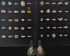 52 LOT Vintage/Modern Estate Costume Jewelry RINGS & COCKTAIL Rings - Stunning!