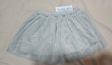 Girls Carter's Light Green Glitter Tulle Skirt 3T NWT