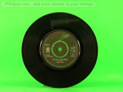 HUNT IT'S ALL TOO MUCH (PLAIN SLEEVE) (137) 7'' LOGO