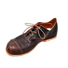 Cydwoq Wolf Womens Brown Leather Lace Up Oxfords Shoes Size 36 Hand Made USA 6