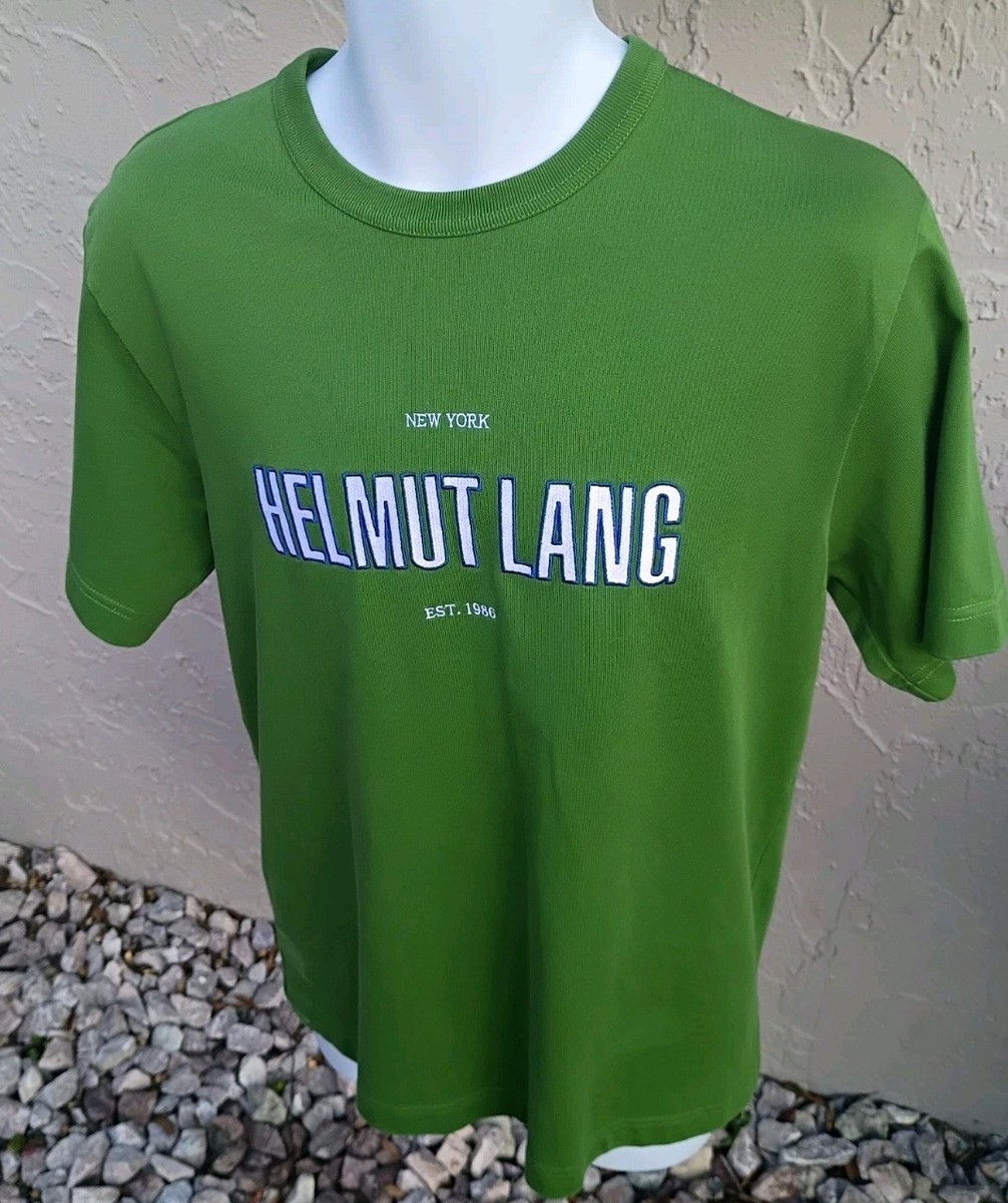 HELMUT LANG Logo Hack Little T-Shir tシャツ Helmut Lang Men's Embroidered Logo T-Shirt Small | eBay