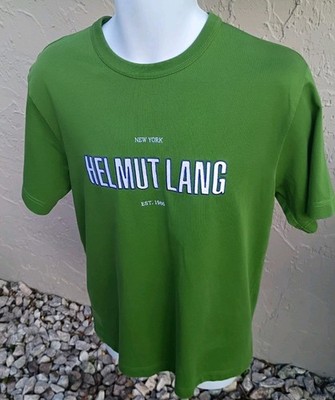 Helmut Lang Men's Embroidered Logo T-Shirt Small | eBay