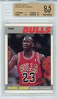 1987-88 Fleer Basketball #59 Michael Jordan HOF BGS 9.5 BEAUTIFUL CARD!!!