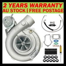 Upgrade Billet Turbo Charger+Oil Feed Line Kit For Ford Falcon BA XR6 Barra 4.0L