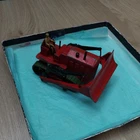 Post Paid Vintage Diecast Dinky Toys - blaw Knox bulldozer