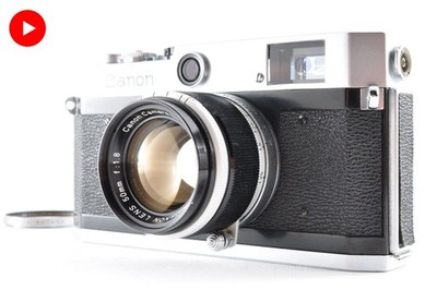 Exc+4] Canon P Rangefinder 35mm film Camera w/ 50mm f/1.8 LTM Lens