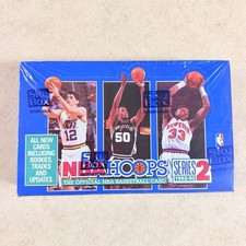 1992-93 NBA Hoops Basketball Wax Box