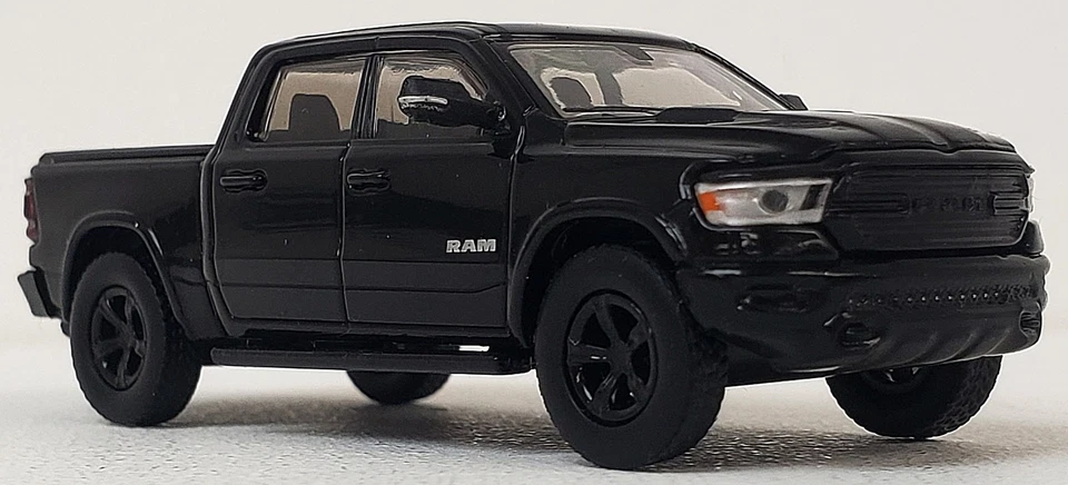 Brekina PCX NEW HO 1/87 Scale 2018 Dodge RAM 1500 Limited Pick-Up Truck in Black - Image 4 of 4