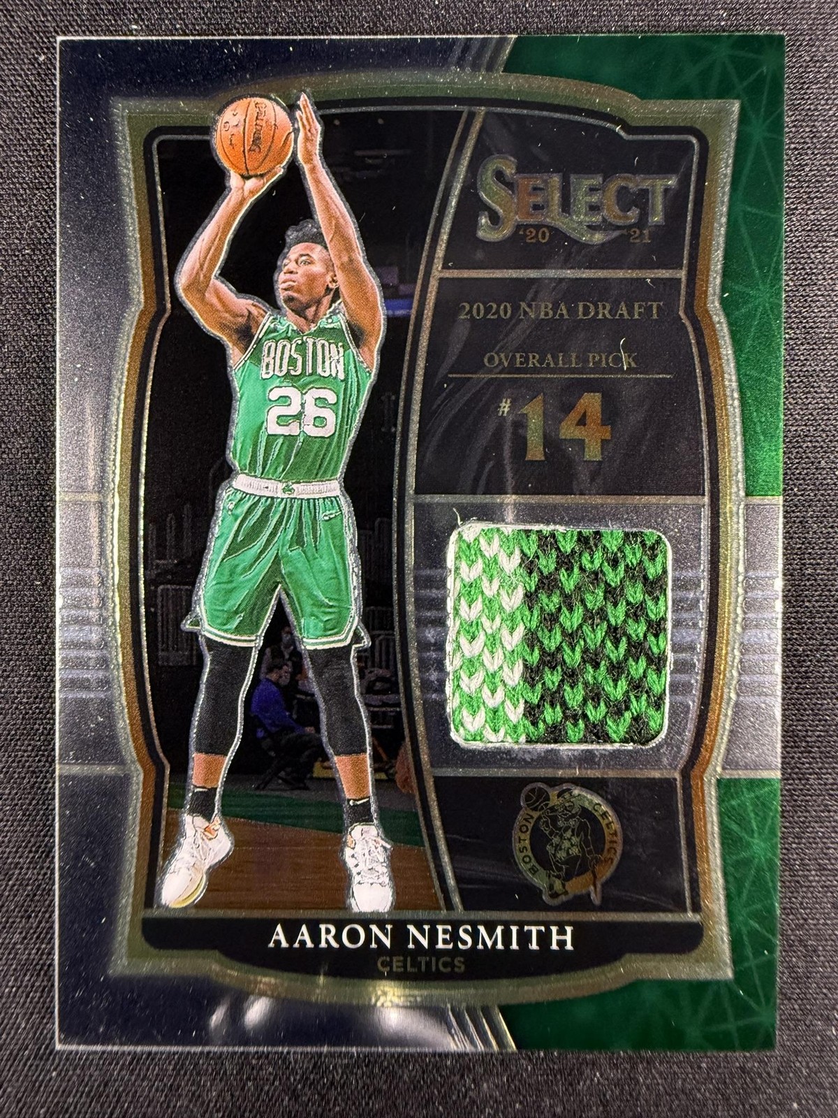 2020-21 Panini Select #DS-NES Aaron Nesmith Draft Selections Rookie Patch