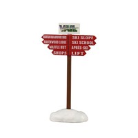Lemax - Ski Slope Sign