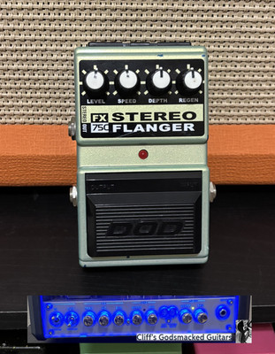 DOD Digitech FX75C Stereo Flanger - Vintage Guitar Effect Pedal