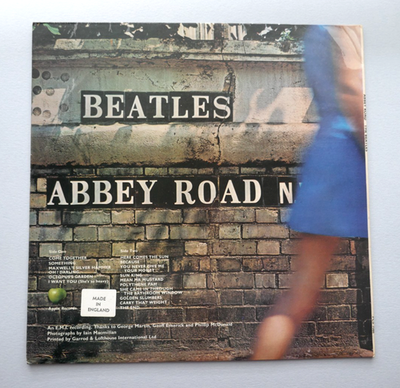 THE BEATLES UK EXPORT LP ' ABBEY ROAD ' GREEN VINYL - 1978 WITH