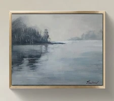 Original Impressionist Painting on 11 in x14 in Canvas - Signed by the Artist