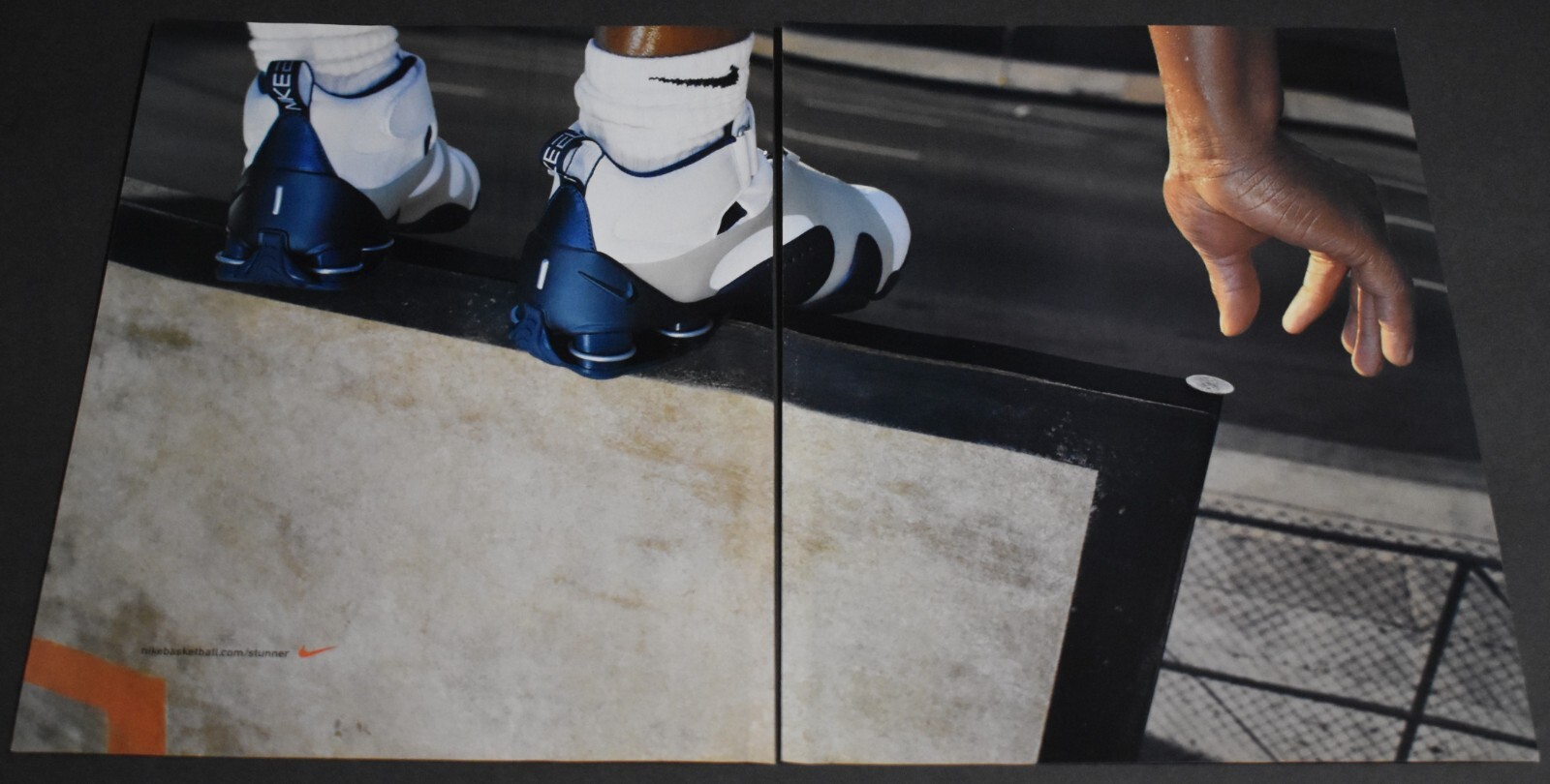 2002 Print Ad Fashion Nike Air Basketball Stunner Agility Sports Art Pickup Qtr