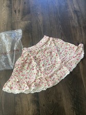 NWT Matilda Jane Enchanted Garden Budding Florals Skirt Girl's Size 14