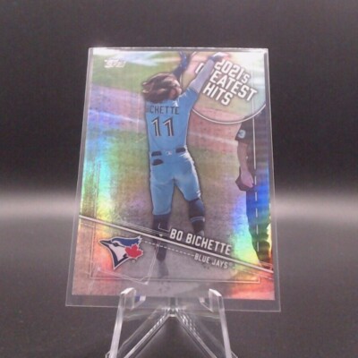 Bo Bichette 2022 Topps card - Toronto Blue Jays 2021 s Greatest Hits - Foil Mint