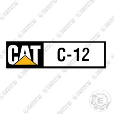 Fits Caterpillar C12 Decal Kit Equipment Decals