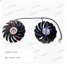 For MSI RX580 570 RX480 470 GAMING Graphics Card Cooling Fan PLD10010S12HH Parts