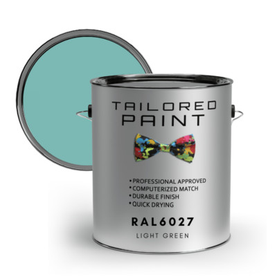 RAL6027 HELLGRÜN GLANZ uPVC Fenster & Tür 1K Pinsel oder Spray On