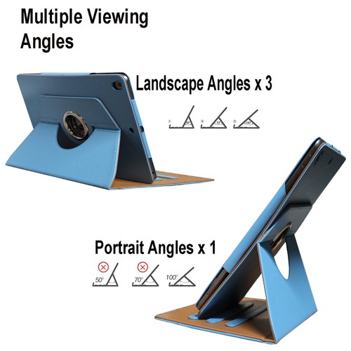 360 Rotating Smart Case Magnetic Cover with Pocket Pen Holder for Old &New iPad - Picture 9 of 45
