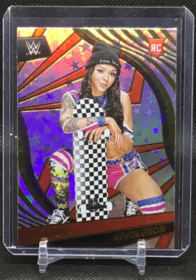 2022 Panini WWE Revolution Cora Jade Astro Parallel Rookie Card RC #61