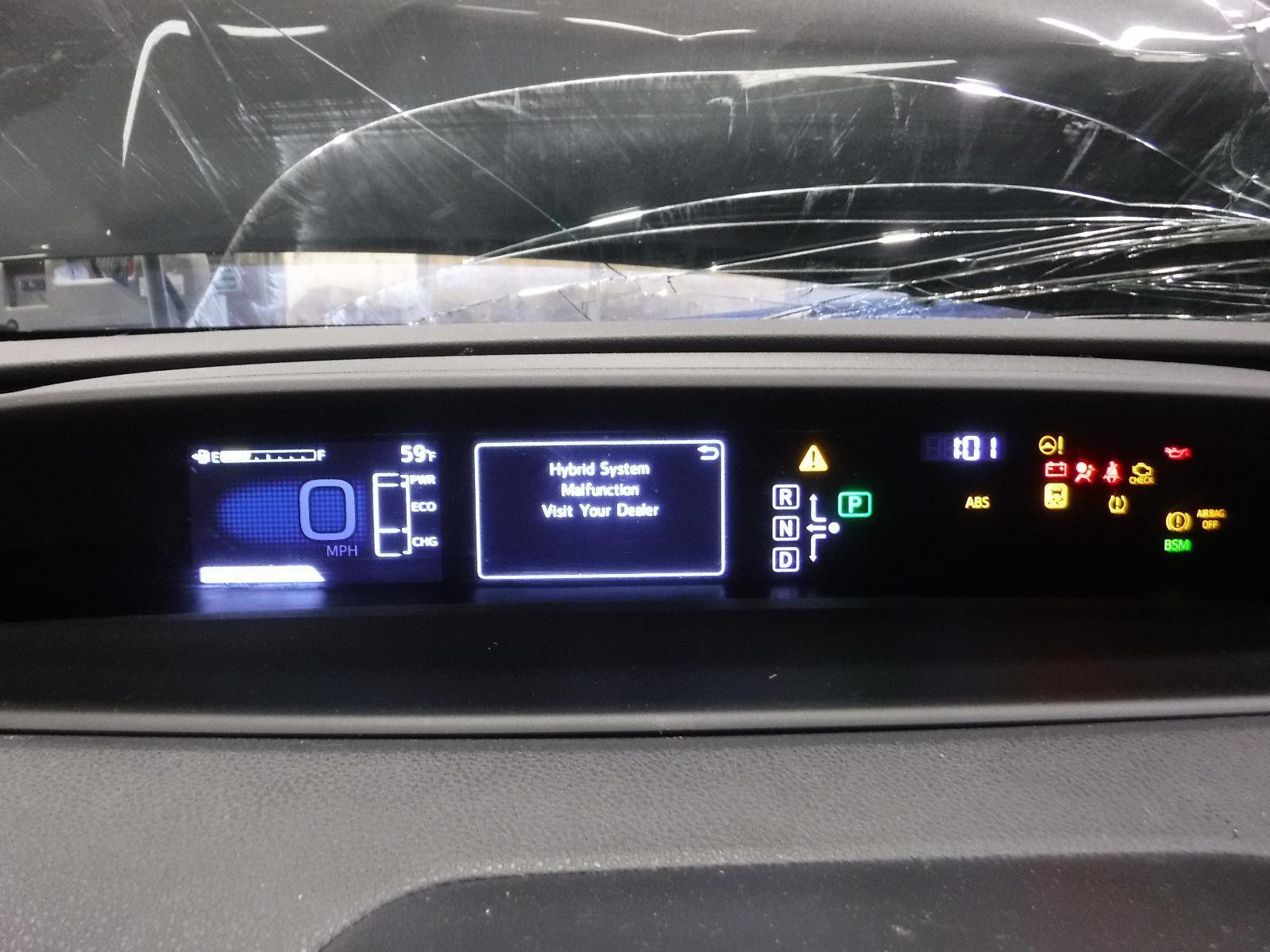 20152016 Toyota Prius V MPH 4.2" Display Speedometer Cluster 13K Miles