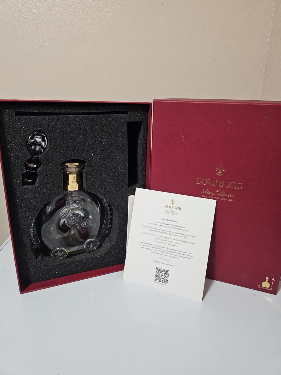 Empty Remy Martin louis Xlll With Box,xiii , 13 , Louis 13 , 750